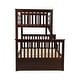 preview thumbnail 5 of 16, Modern & Simple Style Twin over Full Stairway Bunk Bed, Save Space or Split Into 2 Beds, Comfort to Any Bedroom, Expresso