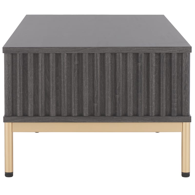 SAFAVIEH Lylia 2-Door Storage Coffee Table - 43.7 in. W x 21.5 in. D x 15.4 in. H