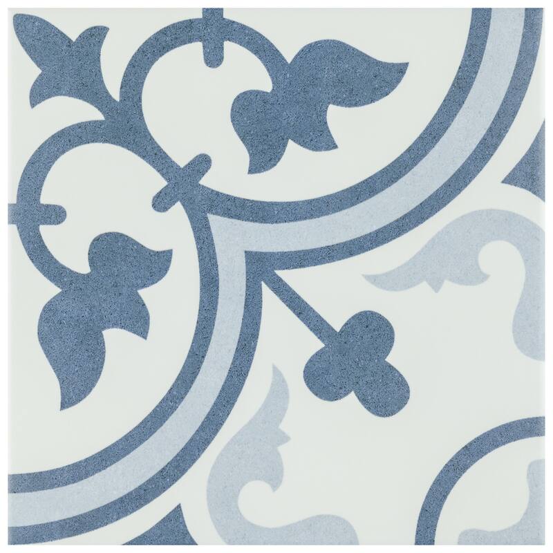 Merola Tile Arte Crystal 9-3/4" x 9-3/4" Porcelain Floor and Wall Tile