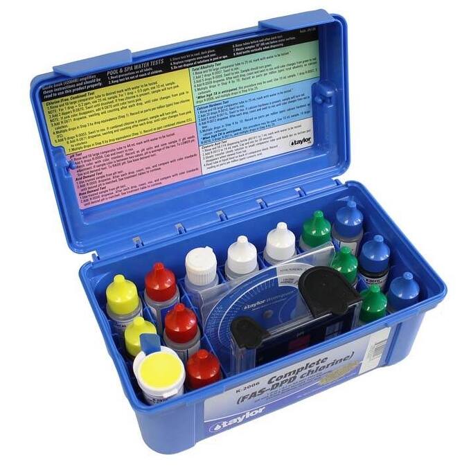 Taylor Complete Swimming Pool/Spa Test Kit + Sodium Chloride Salt Water Test - 2.3