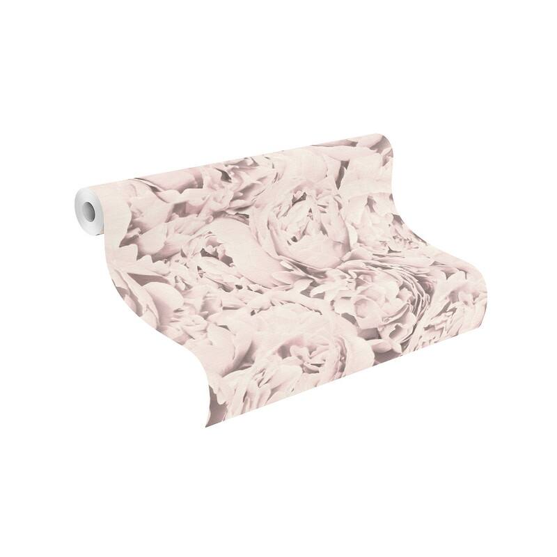 Rasch Rosenfield Light Pink Floral Wallpaper - 20.5 x 396 x 0.025