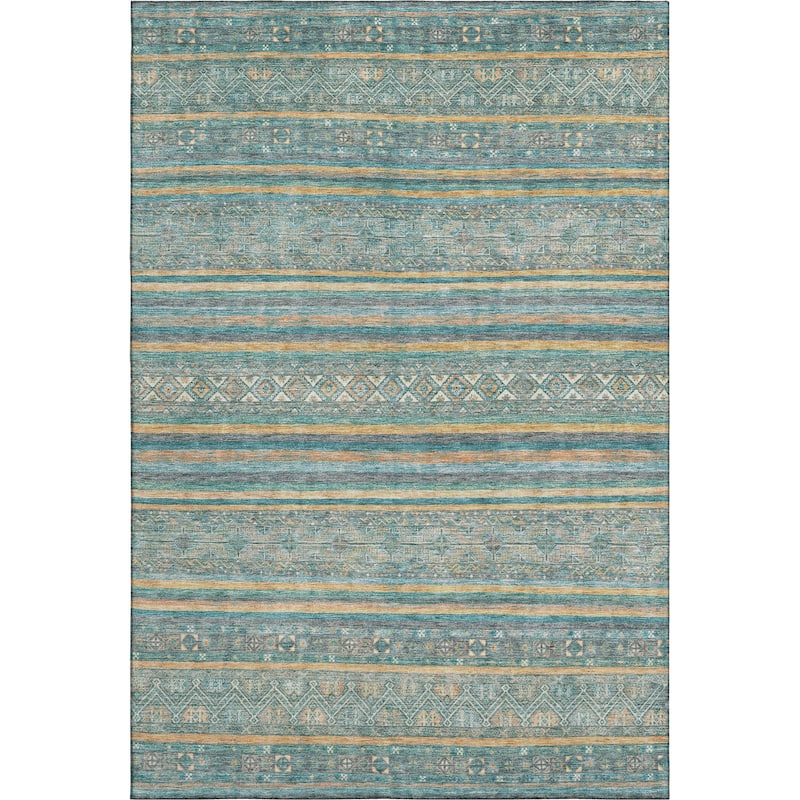 Premium Washable Super Soft Boho Stripes Mayfield Rug