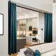 preview thumbnail 14 of 13, InStyleDesign 96"H Room Divider Curtain with Grommet (1 Panel) 120w x 96h - Turquoise