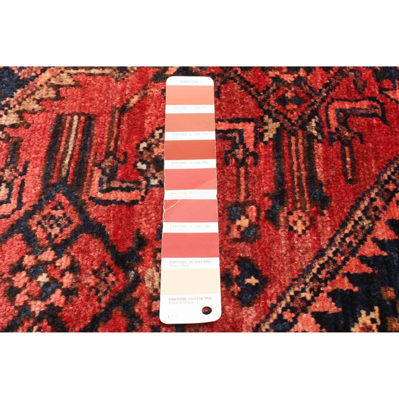 ECARPETGALLERY Hand-knotted Andelz Red Wool Rug - 3'10 x 6'2