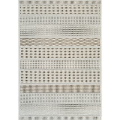 Bave Stylish Geometric Weather Resistant Current & Stylish Outdoor Rug