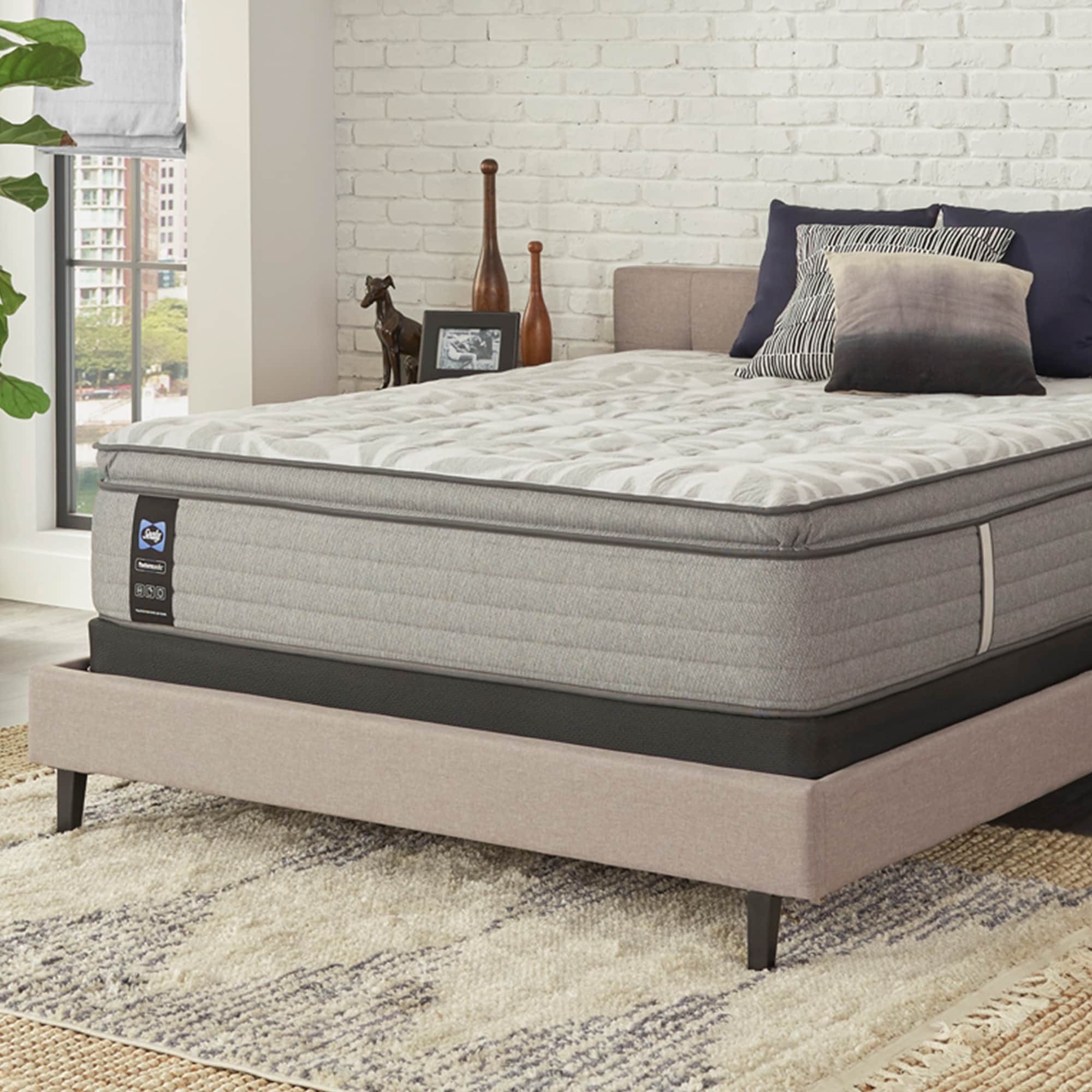 Sealy lovell shop plush euro pillowtop