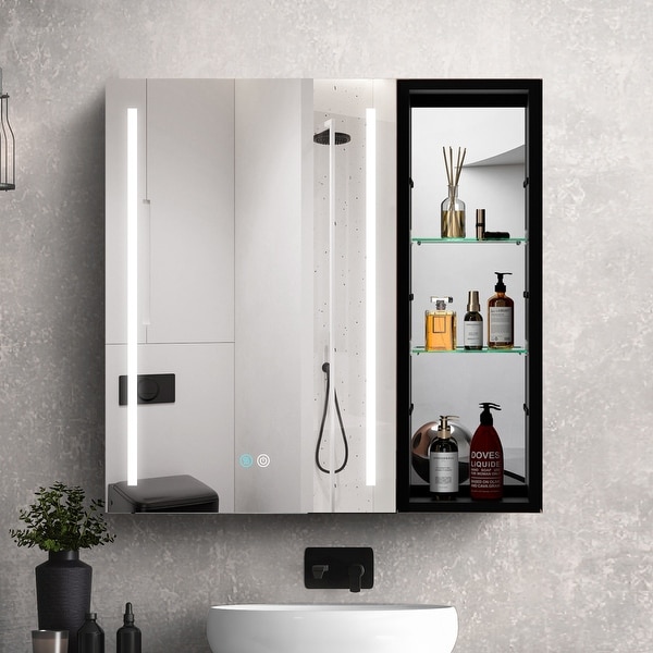 30 x 30 Inch Bathroom Medicine Cabinets Surface Mounted Cabinets