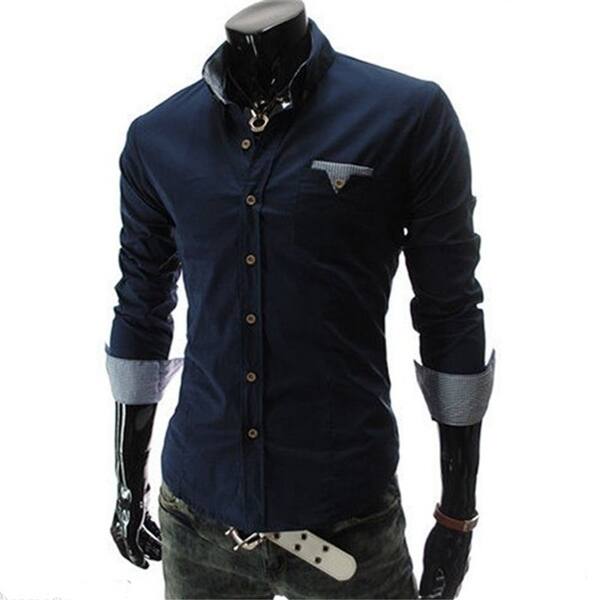 Shop Summer Men Cotton Casual Fashion Elegant Solid Slim Strong