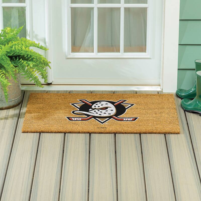 Anaheim Ducks Full Color Indoor/Outdoor Coir Mat