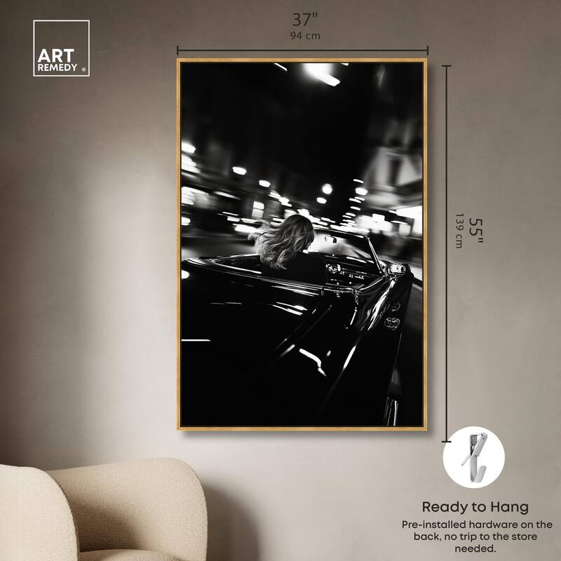 Night Ride Rhapsody Canvas by Art Remedy