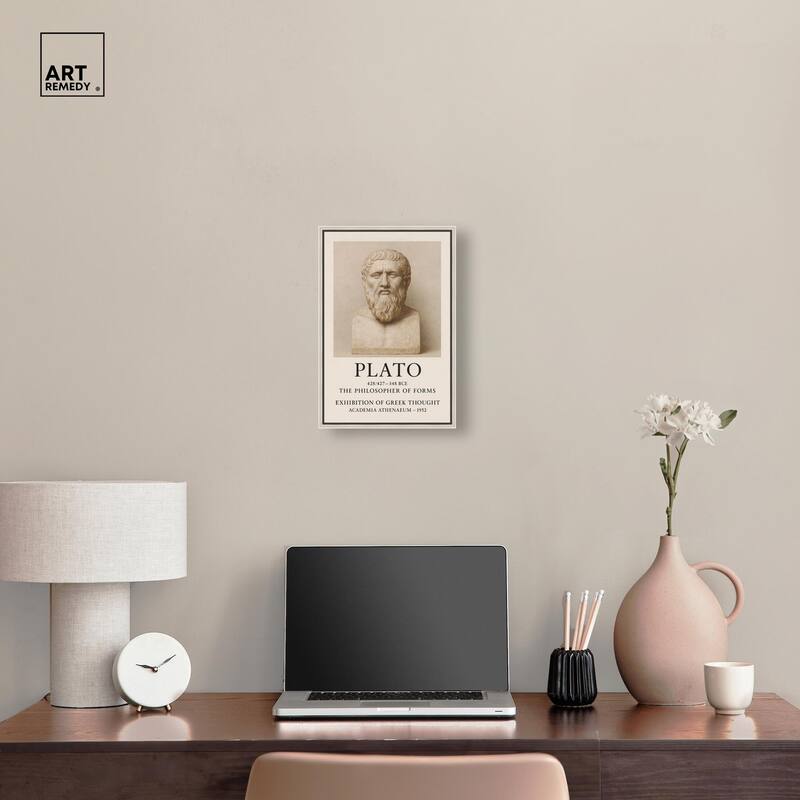 Philosopher of Forms Canvas by Art Remedy