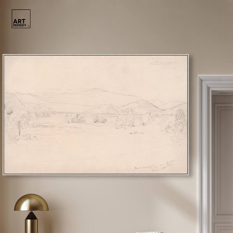 Study for View Mt. Washington Canvas by Art Remedy