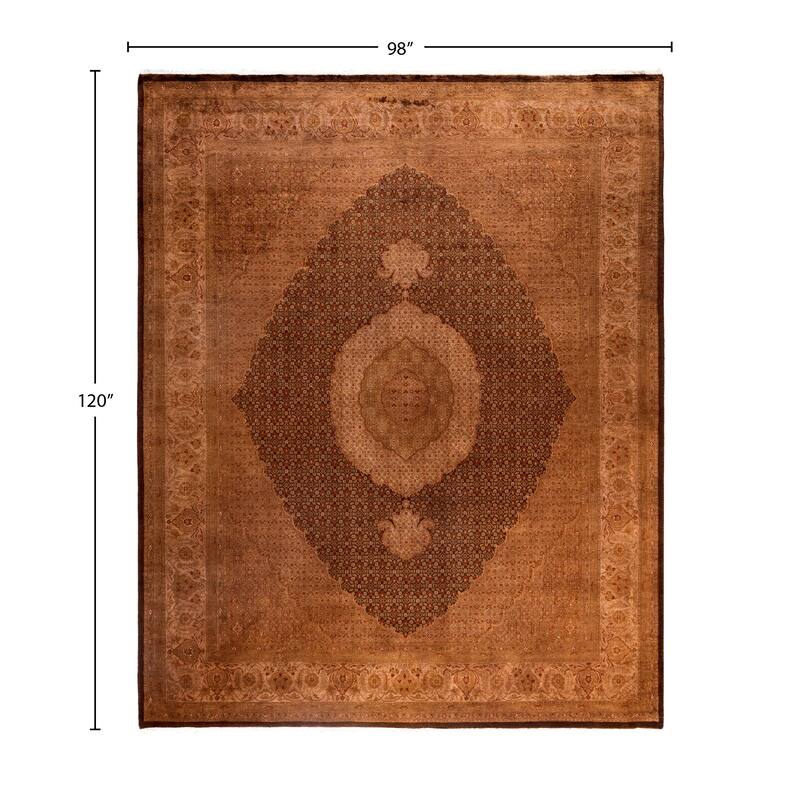 Overdyed One-of-a-Kind Hand-Knotted Area Rug - Beige - 8' 2" x 10' 0"