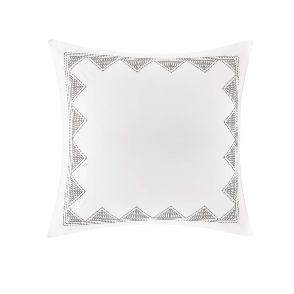 INK+IVY Isla Cotton Embroidered Euro Sham