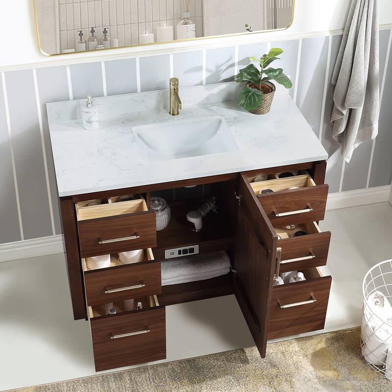 Miseno MV-705748 San 48" Free Standing Single Basin Vanity Set with