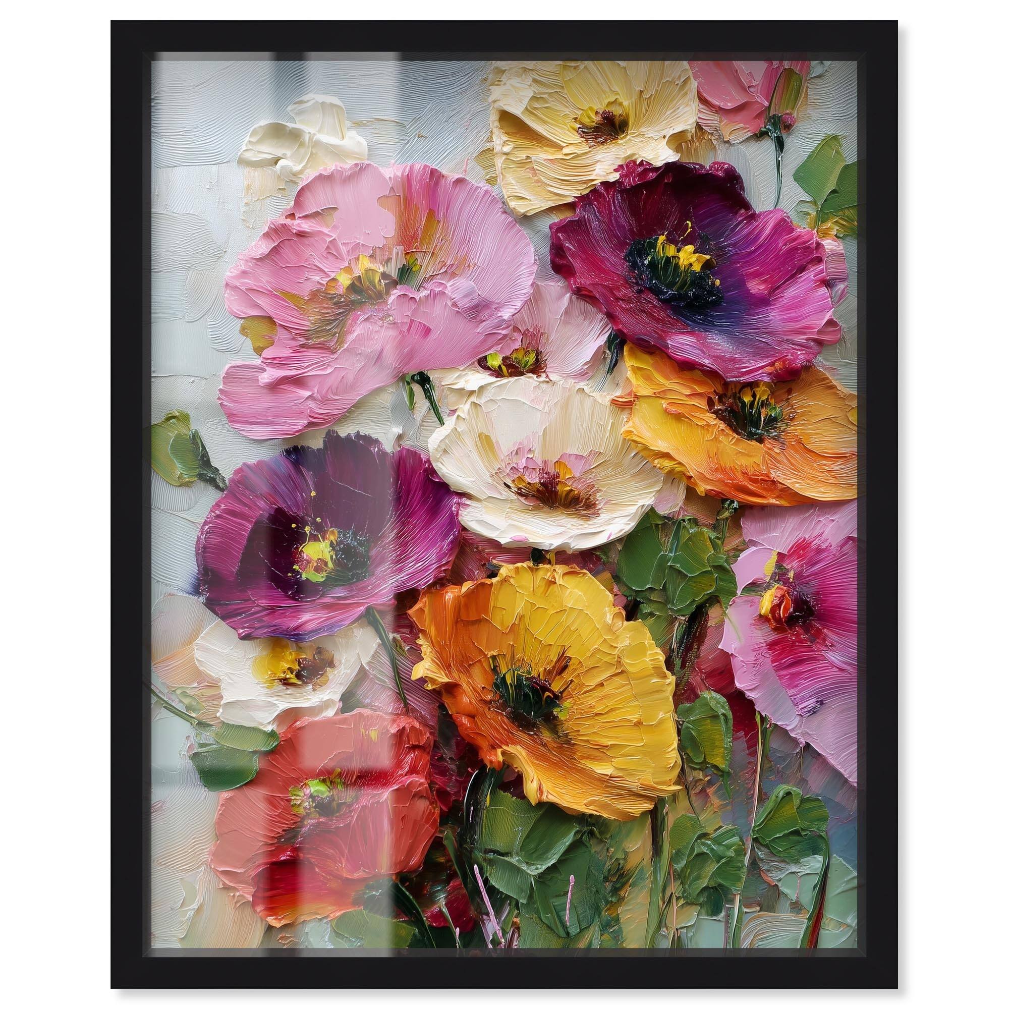 Floral Texture II Shadowbox by Art Remedy