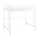 preview thumbnail 5 of 6, Walker Edison Abner White Metal Full Size Loft Bed