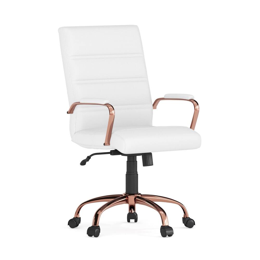 Option White LeatherSoft/Rose Gold Frame