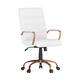 Option White LeatherSoft/Rose Gold Frame