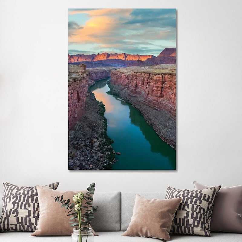 iCanvas "Canyon, Paria River, Vermilion Cliffs National Monument, Arizona, Vertical" by Tim Fitzharris Canvas Print