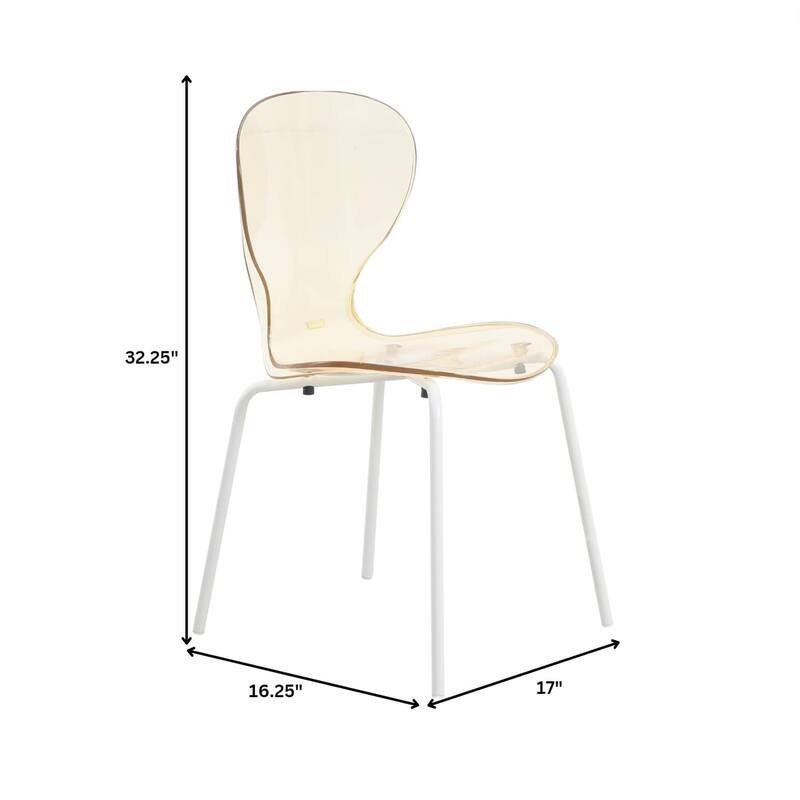 5-Piece Dining Set with 35-Inch Round Dining Table and 4 Side Chairs in White Stainless Steel