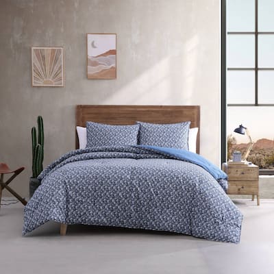 Wrangler Prairie Floral Cotton Blue Comforter Set