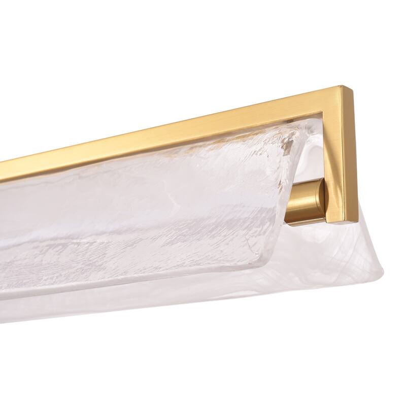 Varaluz Mingle 2-Light Linear Pendant - Satin Brass