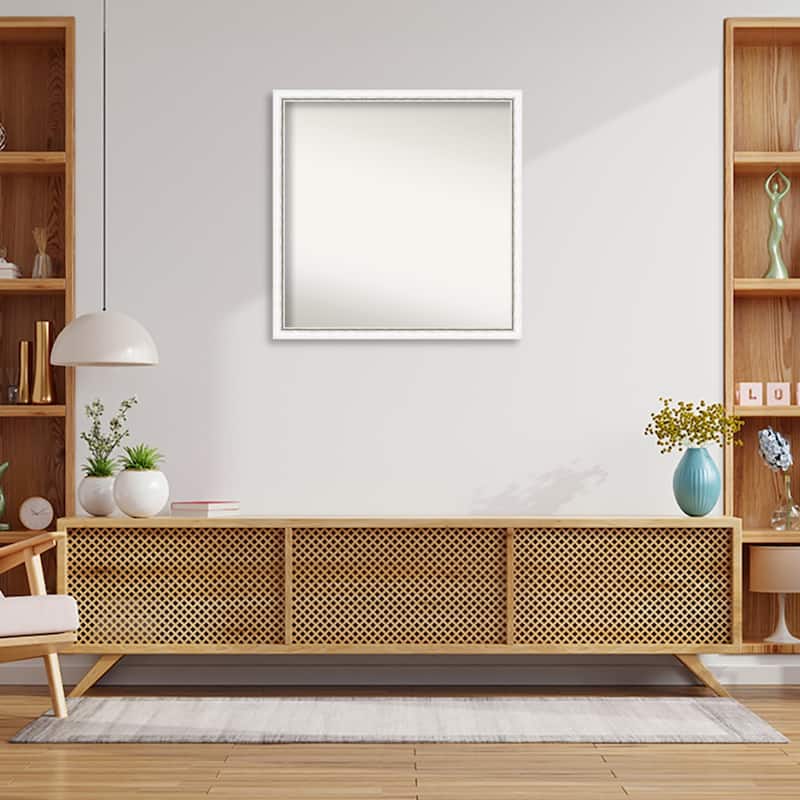 Morgan Non-Beveled Wood Framed Wall Mirror