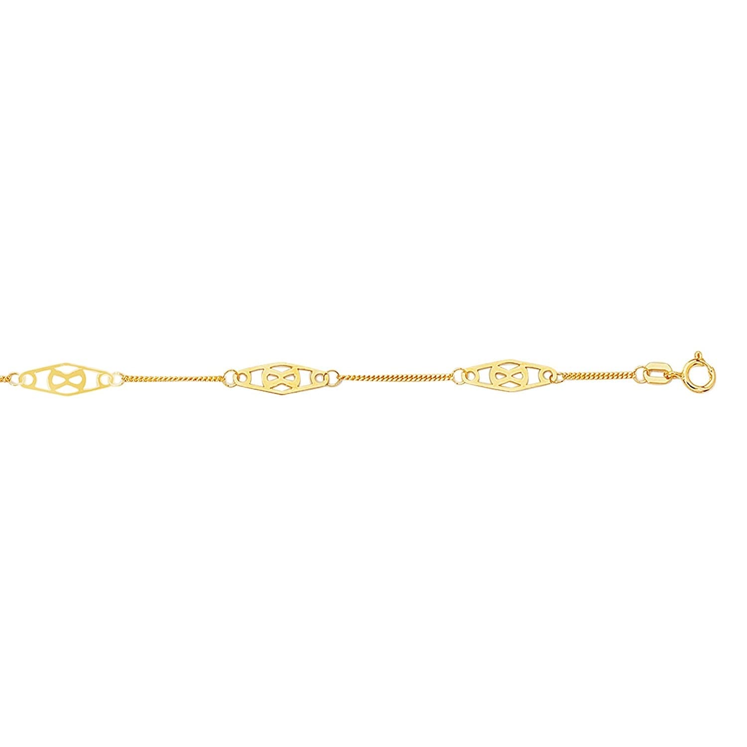 thin gold ankle bracelet