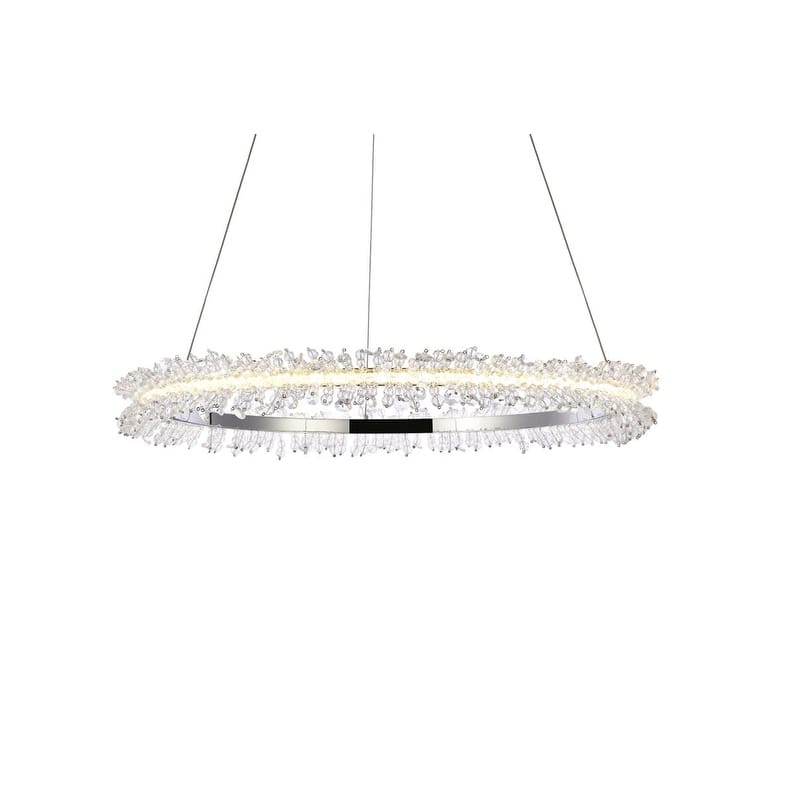 Elegant Lighting Laurel 26" Wide LED Ring Chandelier