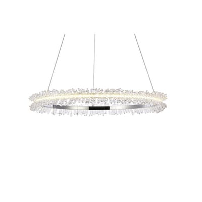 Elegant Lighting Laurel 26" Wide LED Ring Chandelier