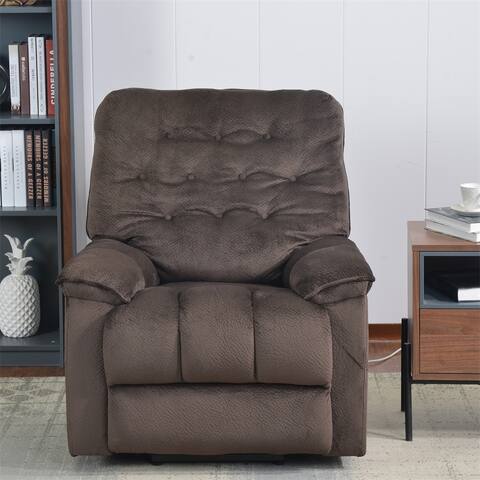 Power Lift Chair Soft Velvet Upholstery Recliner Living Room Sofa Chair
