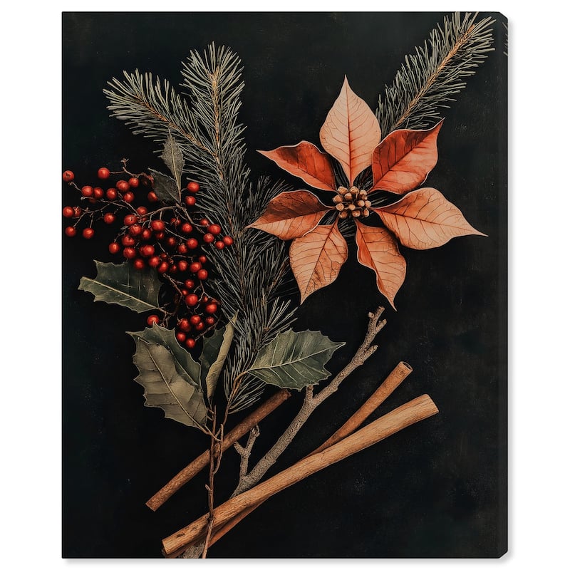 Hearth Flora Canvas by Art Remedy, Gallery Wrapped - 20" x 24"