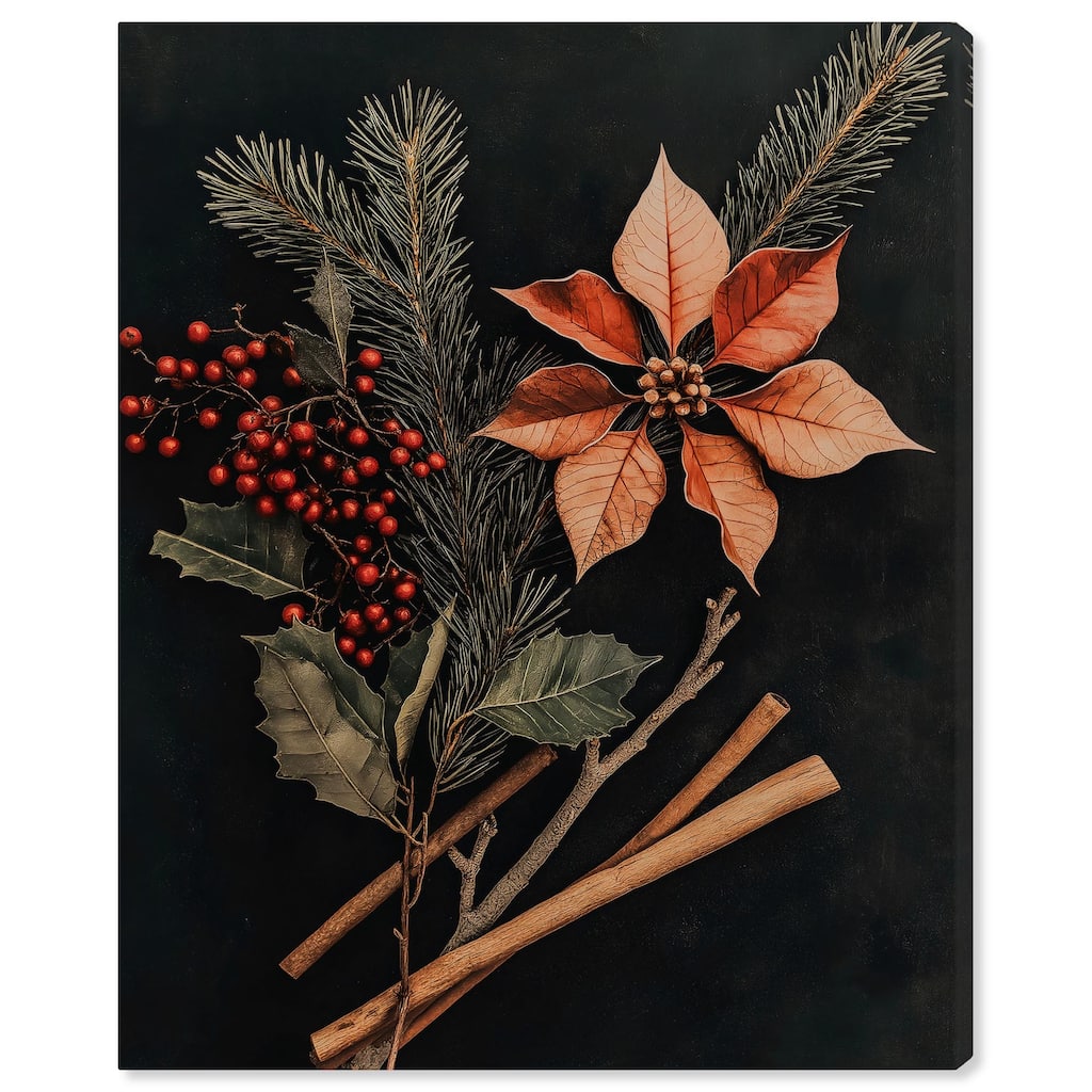 Hearth Flora Canvas by Art Remedy, Gallery Wrapped