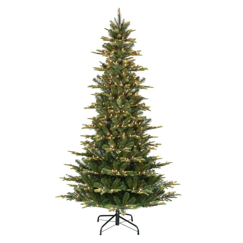 Pre-lit Aspen Medium Fir Artificial Christmas Tree - 9’ - Clear Lights - 9 Foot