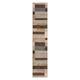 Miranda Haus Geometric Modern Patchwork Polypropylene Indoor Area Rug