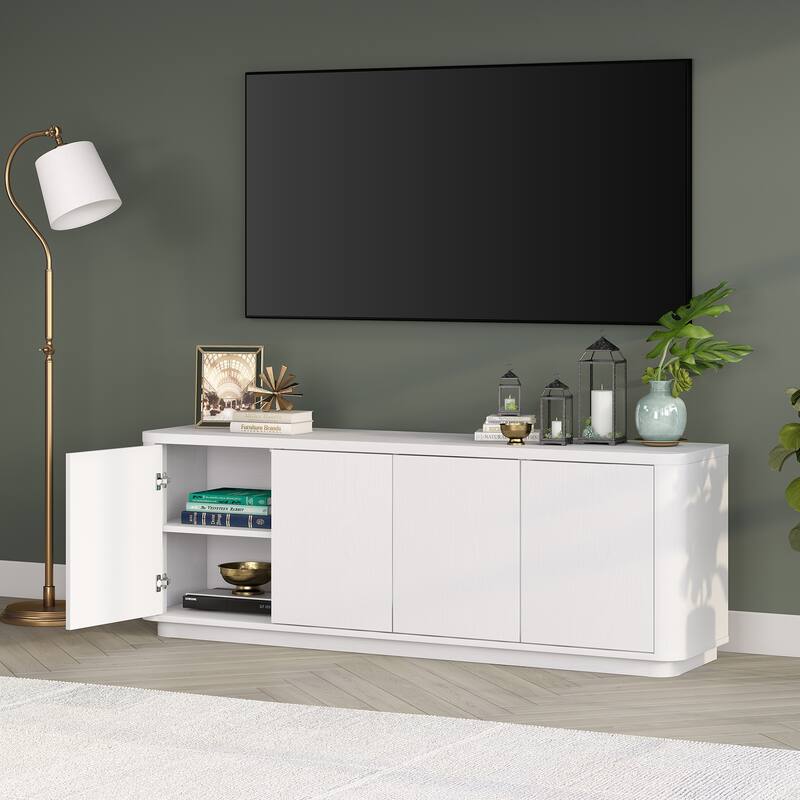 Plympton Rectangular TV Stand for TV's up to 75" - 68" Wide