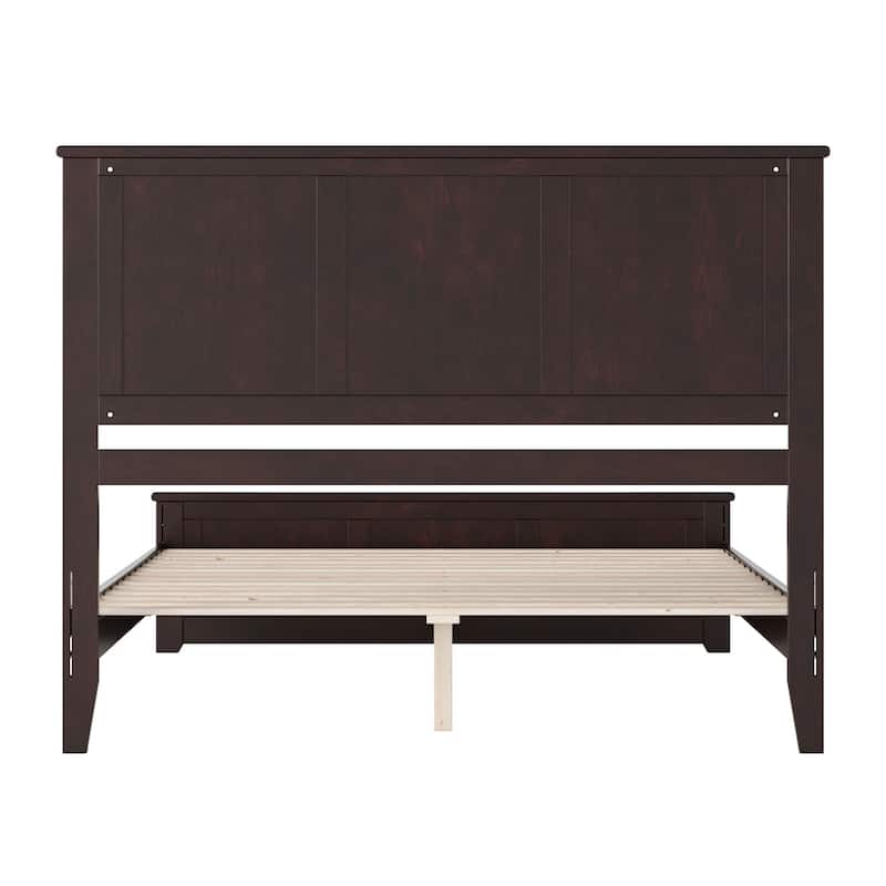 Charlotte Solid Wood Low Profile Platform Bed with Matching Footboard