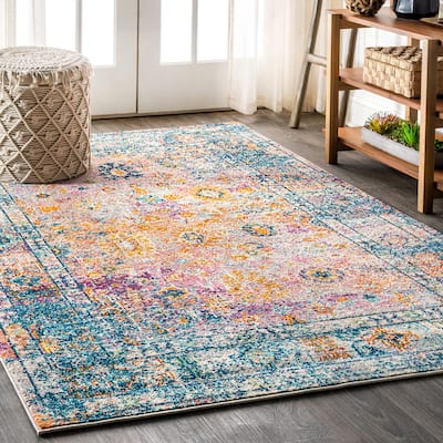 JONATHAN Y Boho FLAIR Medallion Area Rug