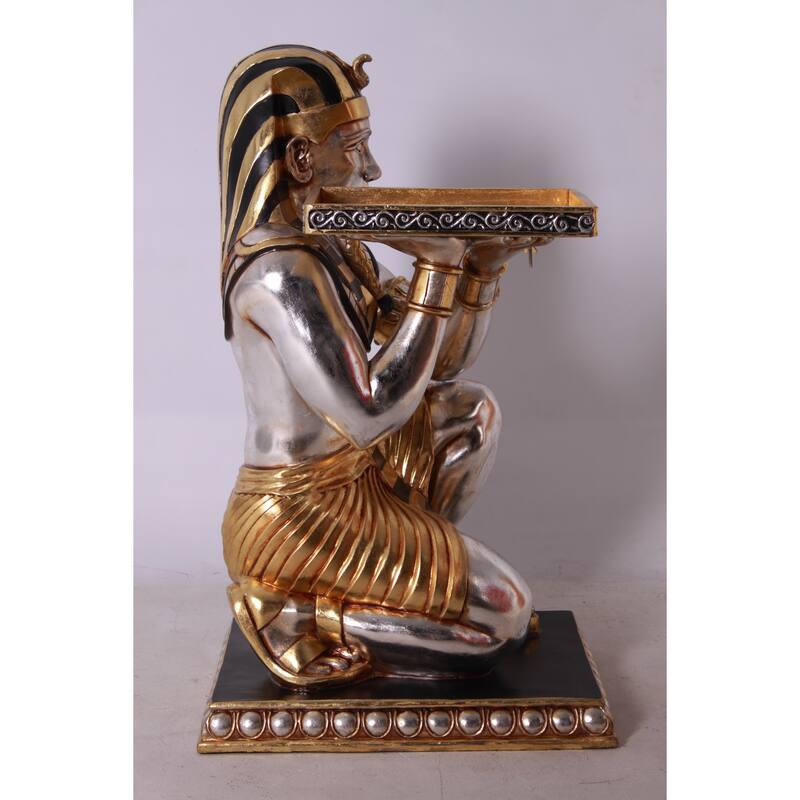 Kneeling King Tut with Tray Table