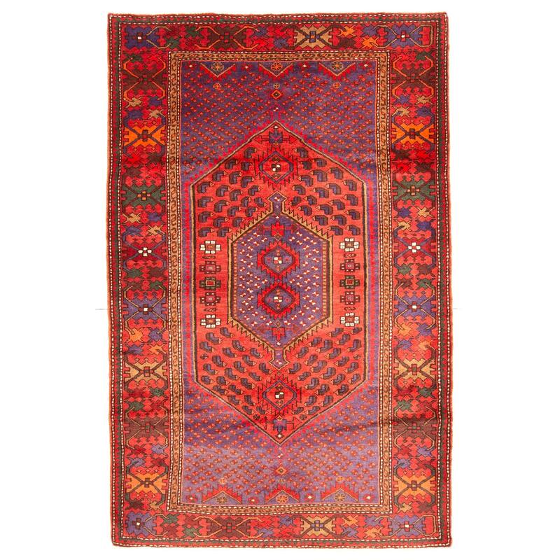 ECARPETGALLERY Hand-knotted Anadol Blue Wool Rug - 4'7 x 7'3