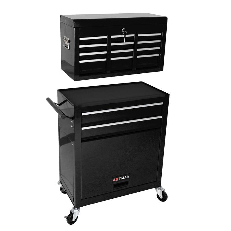 High Capacity Rolling Tool Chest with Wheels and 8 Drawers