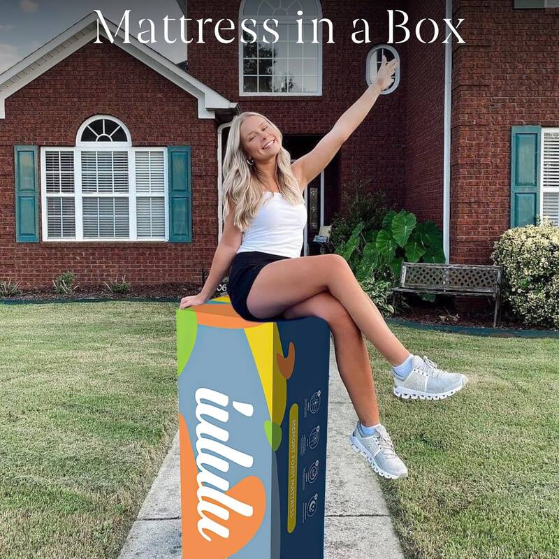 14 inch Memory Foam Mattress, Gel Mattress for Cool Sleep & Pressure Relief, Mattress-in-a-Box