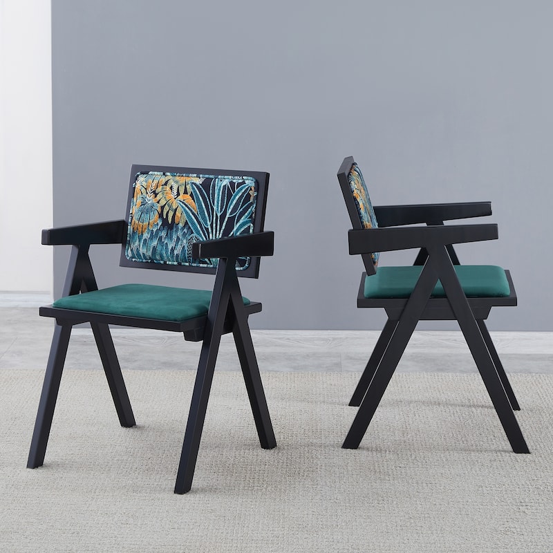 2 Solid Wood Dining chairs