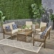 preview thumbnail 9 of 13, Carolina Outdoor 6-Seater Conversation Set by Christopher Knight Home