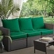 preview thumbnail 45 of 49, Sorra Home Sunbrella Outdoor Deep Seating Sofa Pillow and Cushion Set