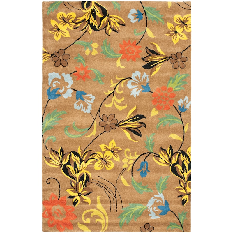 SAFAVIEH Handmade Soho Echo Floral N.Z. Wool Rug