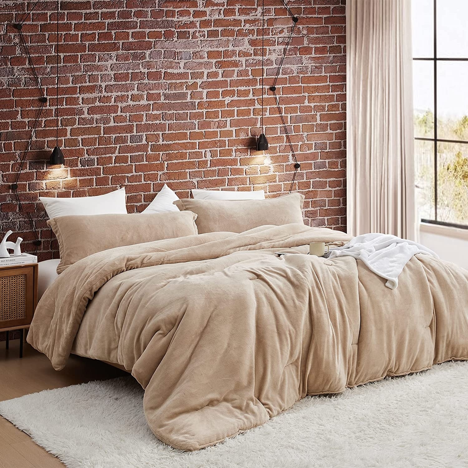 Git Cozy - Coma Inducer® Oversized Comforter Set - Warm Taupe