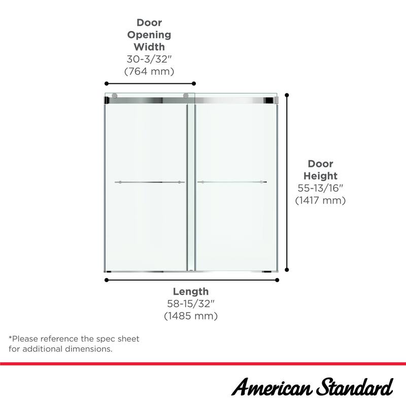 American Standard AM0085.3400 Aspirations 59-15/16" High x 58-1/2"
