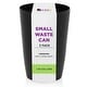 preview thumbnail 28 of 60, HOLD N’ STORAGE - Set of 2 Small Trash Can with Open Top for Compact and Tight Spaces – 1.58 Gallon Capacity Glossy Black